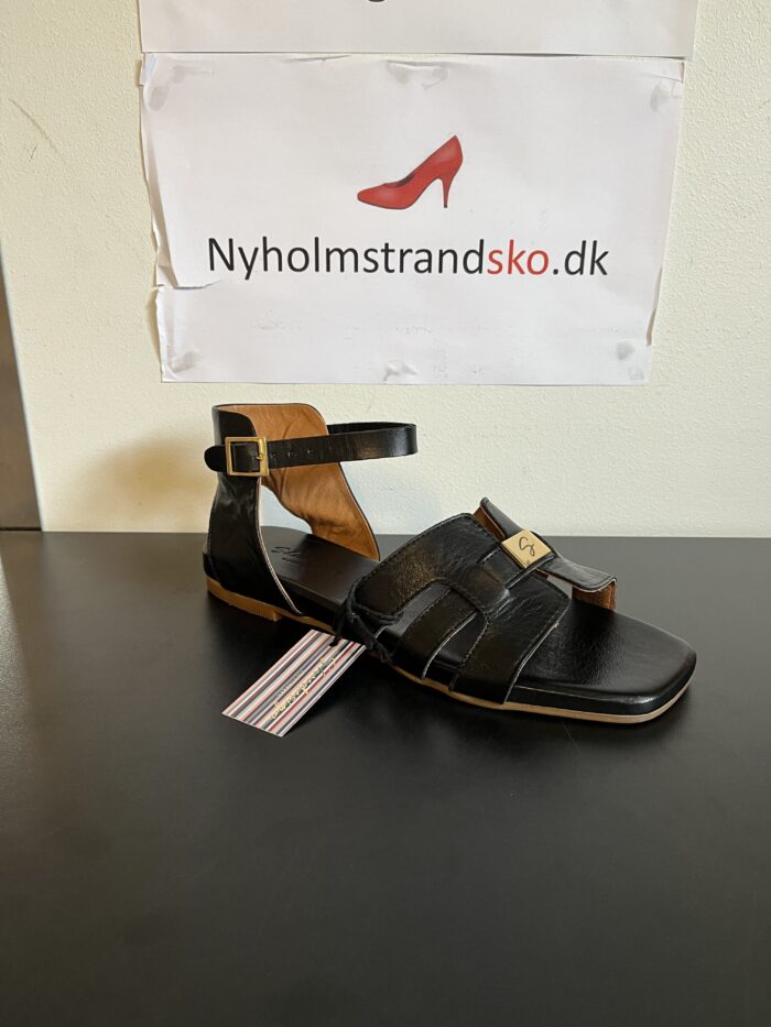 Shoe Design sort damesandal