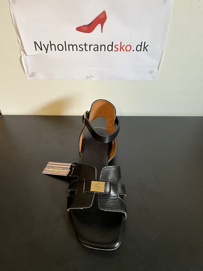 Shoe Design sort damesandal