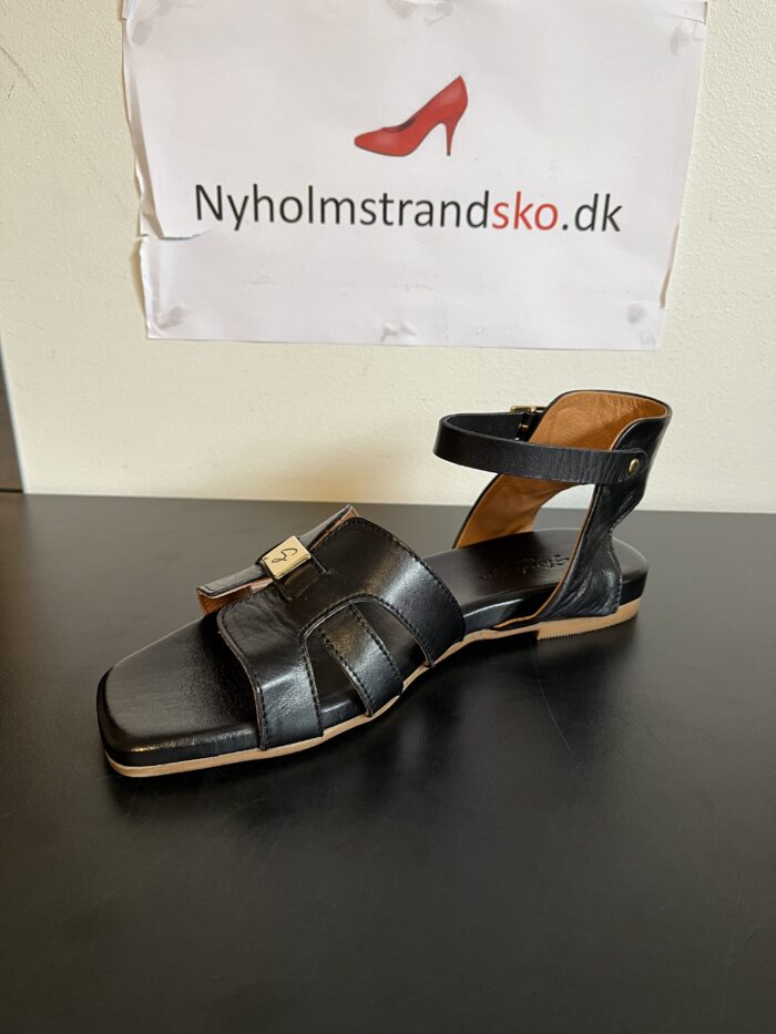 Shoe Design sort damesandal