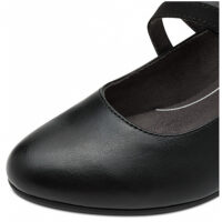 Jana pump sort, 6 cm. hæl