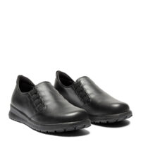 New Feet loafer i sort præget skind.