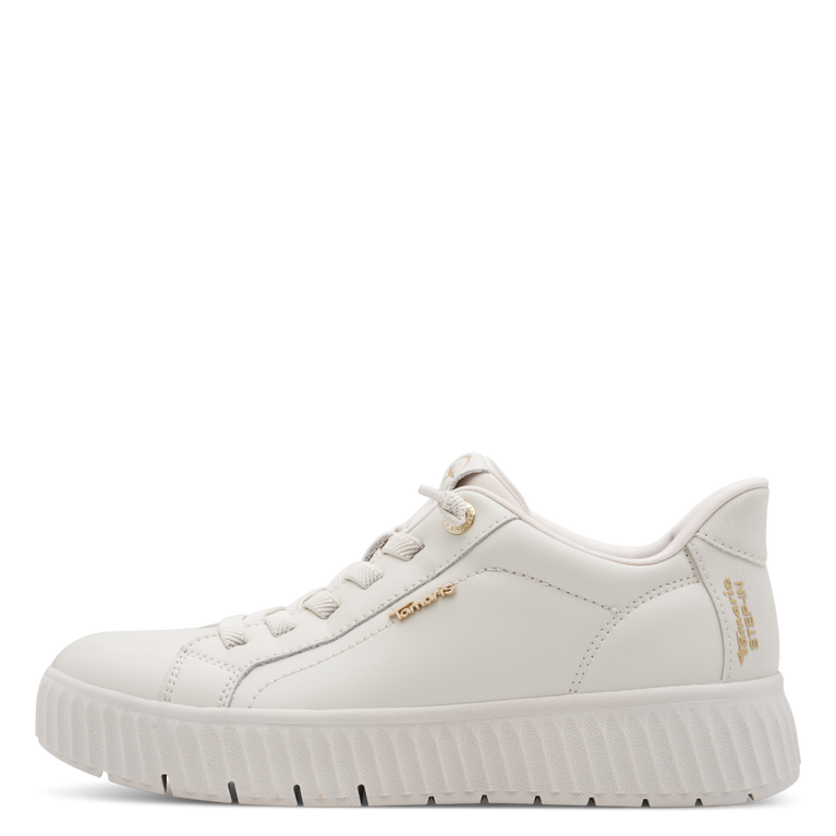 Tamaris Comfort step-in sneaker, i offwhite skind