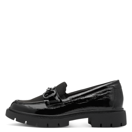 Tamaris Comfort sort lak loafer,