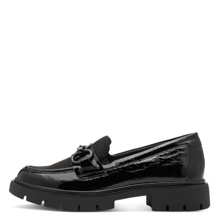 Tamaris Comfort sort lak loafer,
