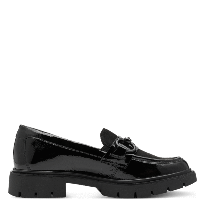 Tamaris Comfort sort lak loafer,