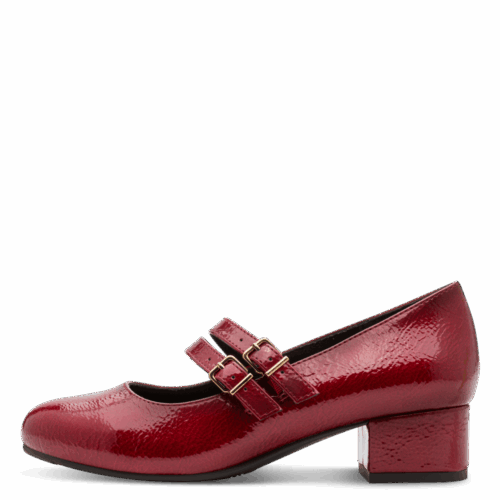 Jana rød lak pump