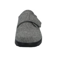 Berkemann bred herre hjemmesko i grå uldfilt