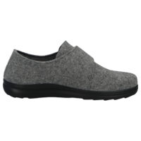 Berkemann bred herre hjemmesko i grå uldfilt