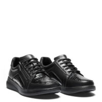 Sort New Feet Damesko i Krokodillelook