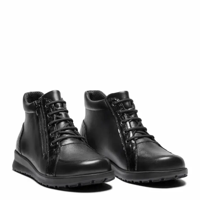 New Feet damestøvle med krokodillelook