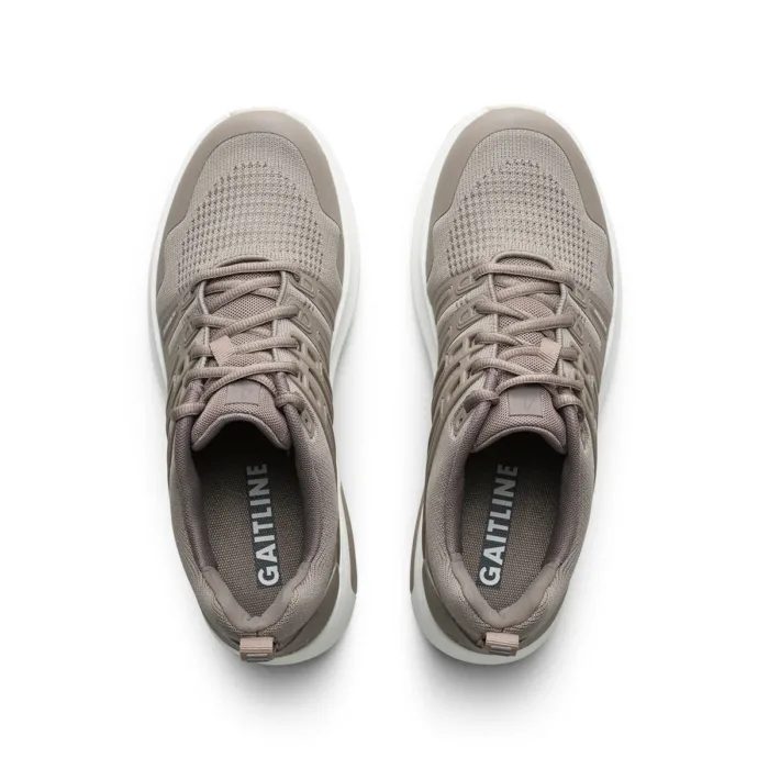 GaitLine advance lite taupe, snøre gå sko til damer