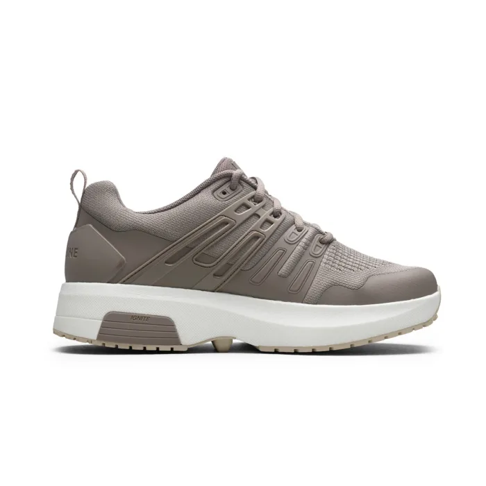 GaitLine advance lite taupe, snøre gå sko til damer