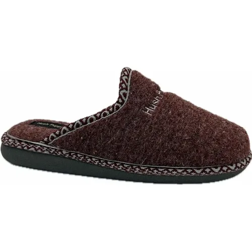 Hush Puppies damehjemmesko i bordeaux filt