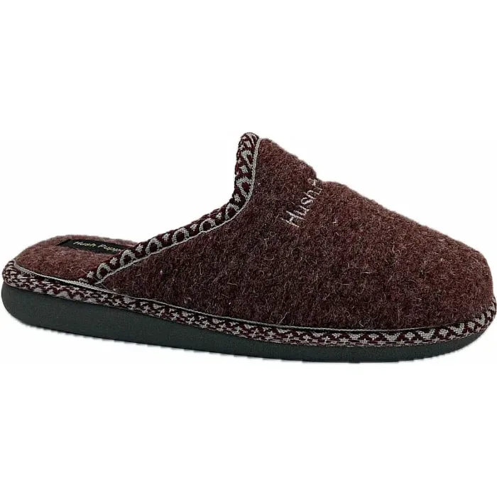 Hush Puppies damehjemmesko i bordeaux filt