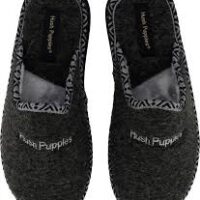 Hush Puppies Herre hjemmesko i grå filt