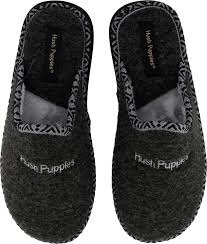 Hush Puppies Herre hjemmesko i grå filt