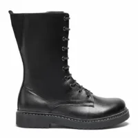 New Feet Høj Dame Vinterstøvle med foer, sort