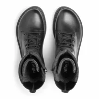 New Feet Høj Dame Vinterstøvle med foer, sort