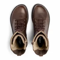 New Feet Høj Dame Vinterstøvle med foer i brun