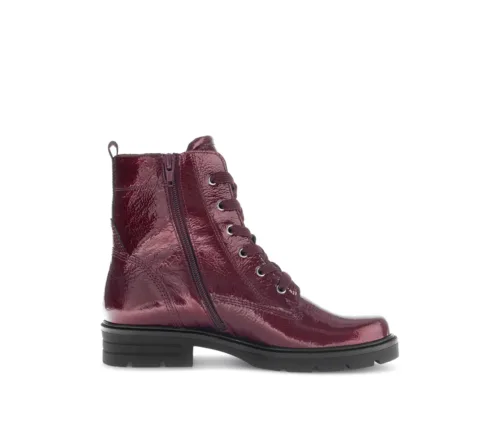 Gabor damestøvle i rød lak