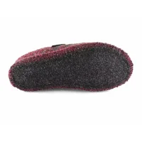 Haflinger hjemmesko i lun uld strik