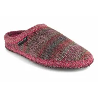 Haflinger hjemmesko i lun uld strik