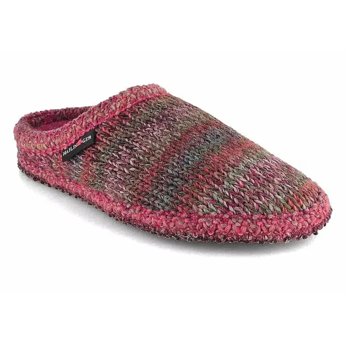 Haflinger hjemmesko i lun uld strik