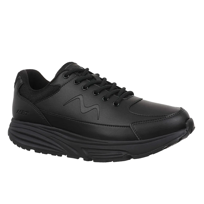 MBT Simba Trainer II herresneaker i sort skind