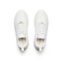 Gaitline Track Leather Hvid Dame Lædersko