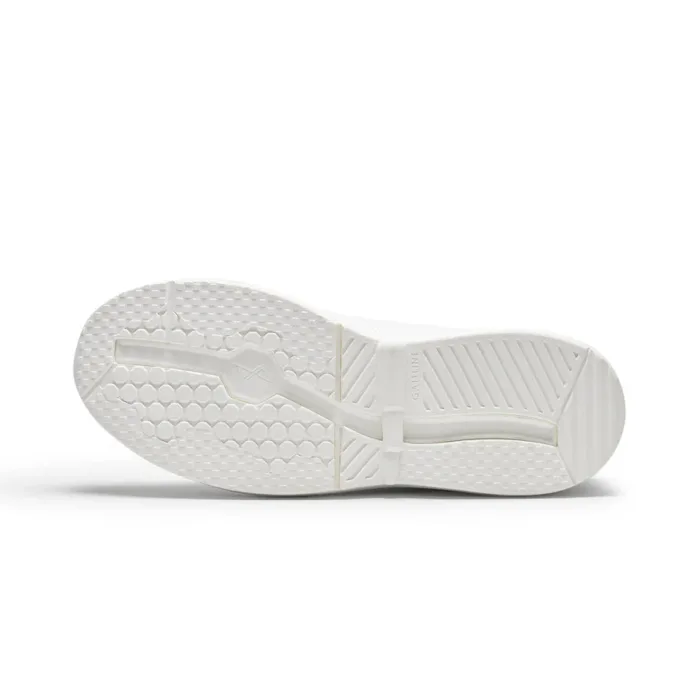 Gaitline Track Leather Hvid Dame Lædersko