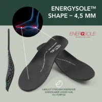 Green Comfort gummistøvle, unisex model i sort med grå på hælen og hvidt rundt sålen.