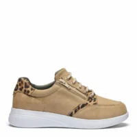 New Feet damesko med leopard print