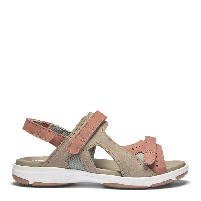New Feet rosa sandal med svangstøtte