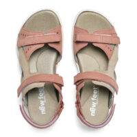 New Feet rosa sandal med svangstøtte