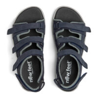 New Feet navy blå sportssandal, unisex