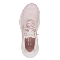 Tamaris sneaker i rosa mesh, let og luftig sko.