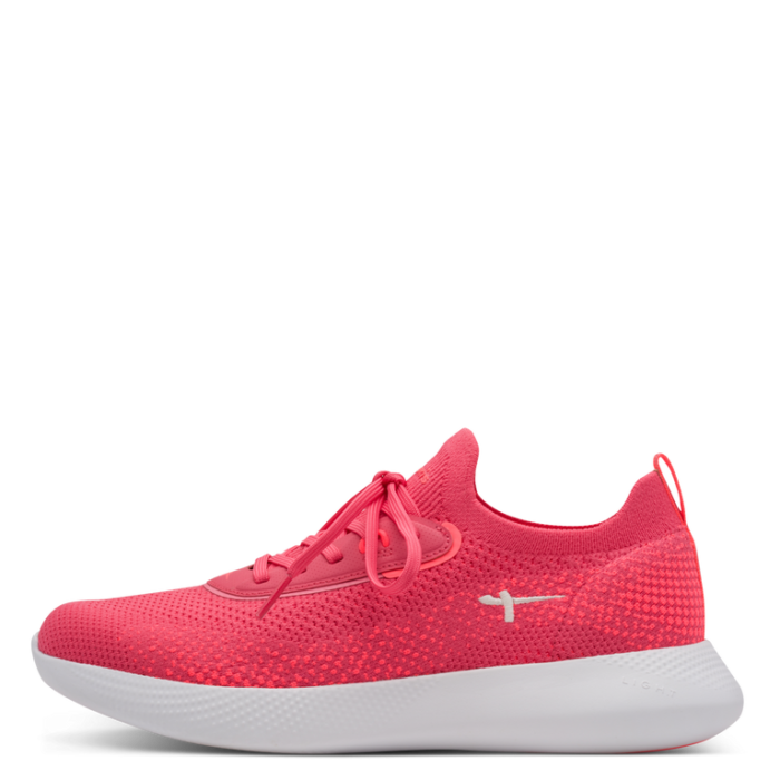Tamaris pink mesh, let og vaskbar sneaker