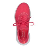 Tamaris pink mesh, let og vaskbar sneaker