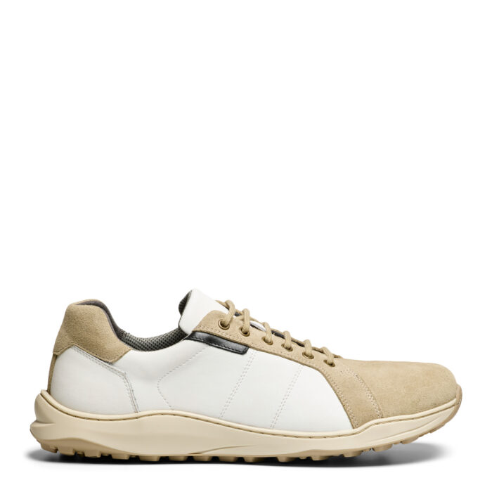 New Feet herresko i hvid og beige