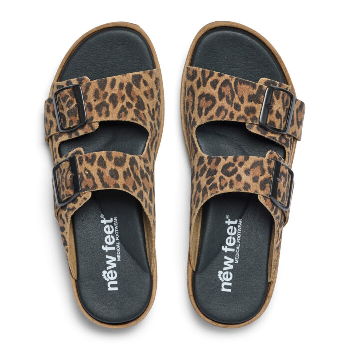New Feet slippers i leopard print