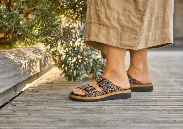 New Feet slippers i leopard print