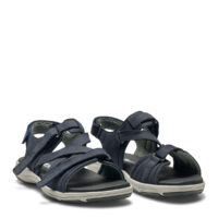 New Feet blå sandal med krydsremme