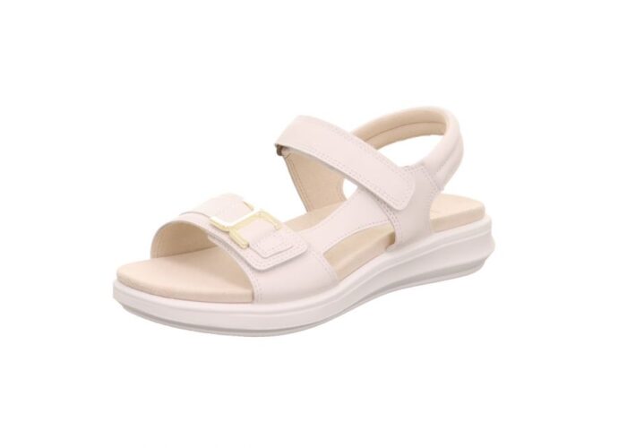 Legero damesandal i beige skind
