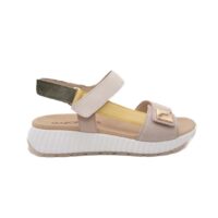 Gabor multifarvet travesandal, i sarte farver