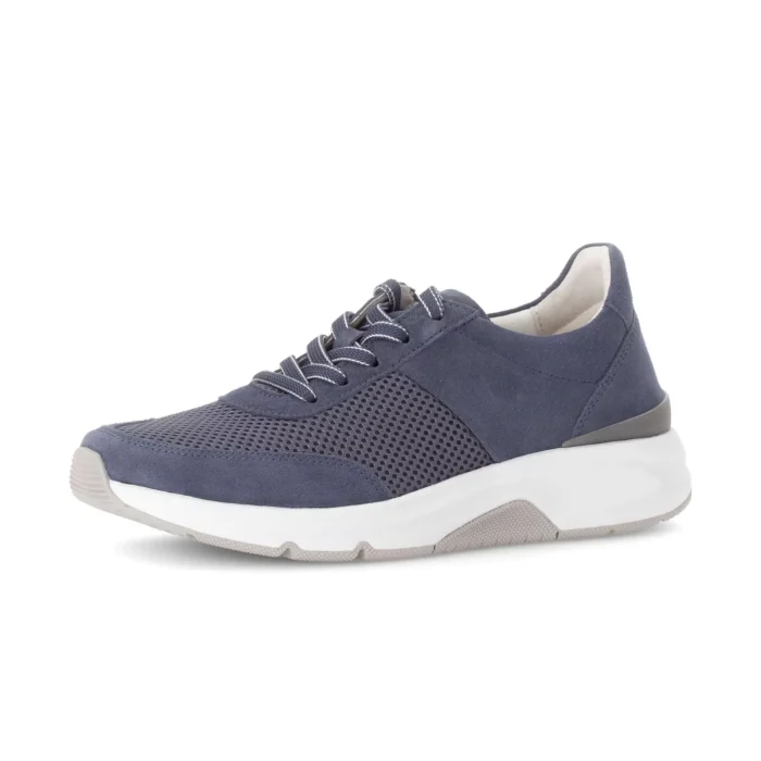 Rolling soft dame sneaker i jeansblå