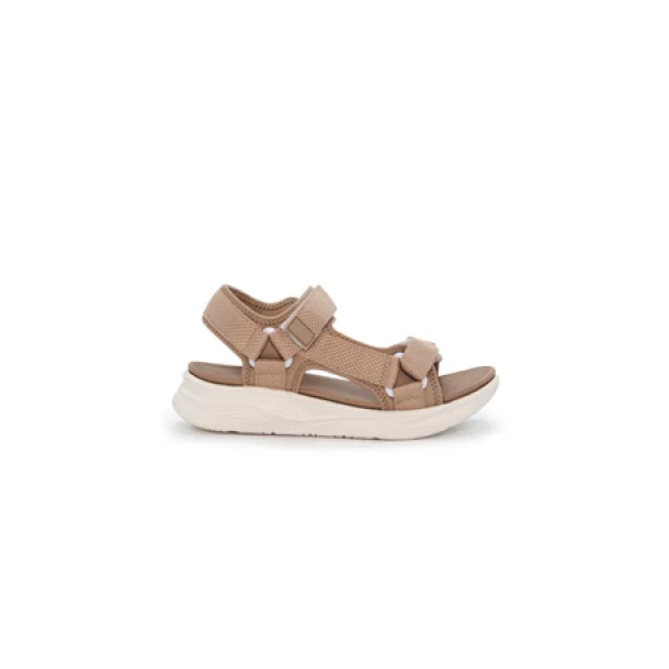 Duffy damesandal i beige. Kan tåle vand