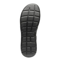 New Feet sandal med hælkappe, sort skind