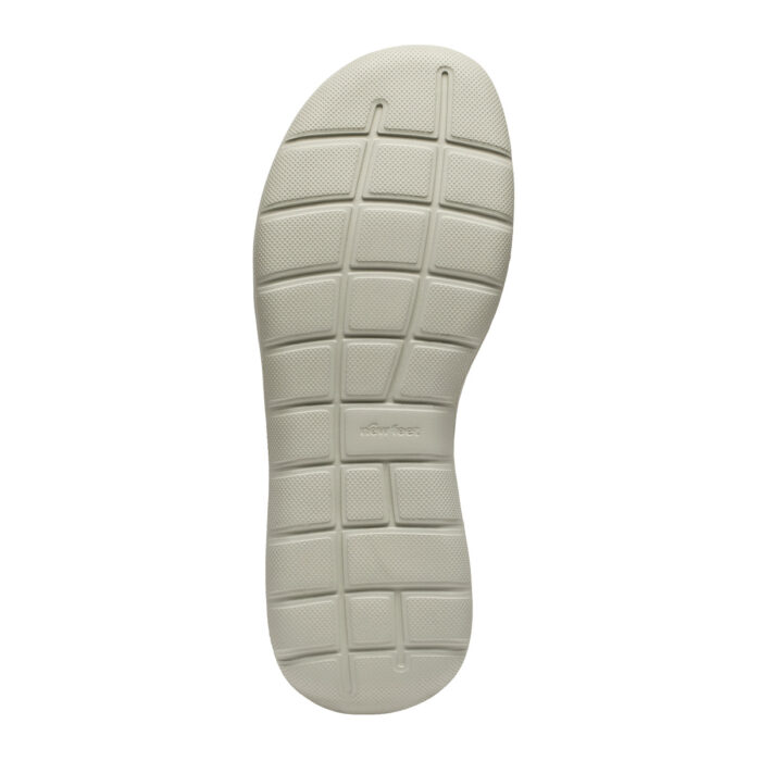 New Feet sandal med hælkappe, brun skind