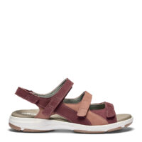 New Feet damesandal med 3 velcroremme