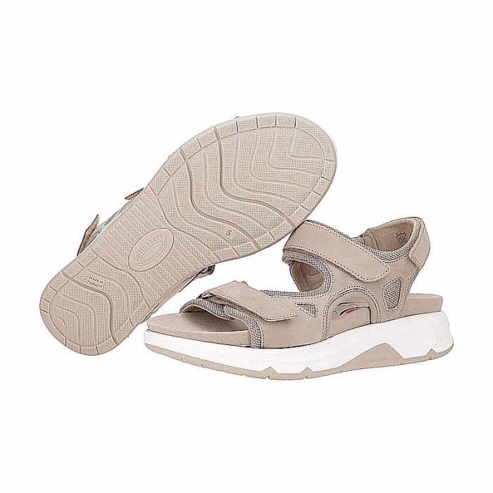 Rolling Soft beige nubuck damesandal